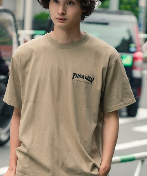 THRASHER（スラッシャー）の「COMICS S/S T-SHIRTS THRASHER スラッシャーブランドロゴバックプリントコミックTシャツ（Tシャツ/カットソー・メンズ・ブラック/ホワイト/サンドベージュ/セージグリーン・MEDIUM/LARGE/X-LARGE）」の14枚目の写真