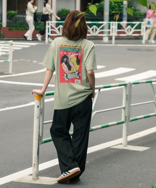 THRASHER（スラッシャー）の「COMICS S/S T-SHIRTS THRASHER スラッシャーブランドロゴバックプリントコミックTシャツ（Tシャツ/カットソー・メンズ・ブラック/ホワイト/サンドベージュ/セージグリーン・MEDIUM/LARGE/X-LARGE）」の9枚目の写真