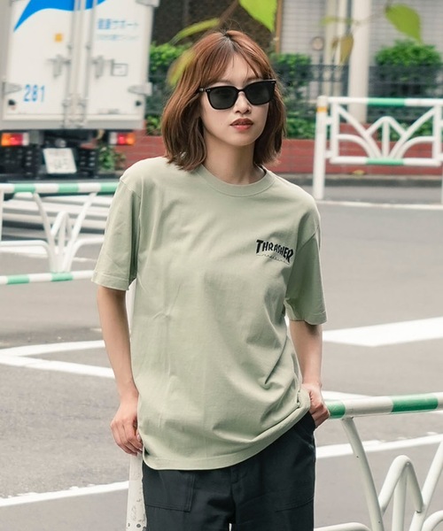 THRASHER（スラッシャー）の「COMICS S/S T-SHIRTS THRASHER スラッシャーブランドロゴバックプリントコミックTシャツ（Tシャツ/カットソー・メンズ・ブラック/ホワイト/サンドベージュ/セージグリーン・MEDIUM/LARGE/X-LARGE）」の8枚目の写真