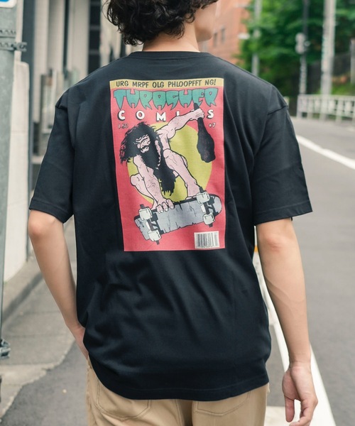 THRASHER（スラッシャー）の「COMICS S/S T-SHIRTS THRASHER スラッシャーブランドロゴバックプリントコミックTシャツ（Tシャツ/カットソー・メンズ・ブラック/ホワイト/サンドベージュ/セージグリーン・MEDIUM/LARGE/X-LARGE）」の19枚目の写真