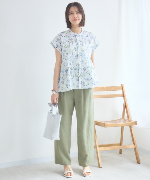 KATHARINE ROSS（キャサリンロス）の「【KATHARINE ROSS】日本製 メドゥ・ミューズLIBERTYブラウス（シャツ/ブラウス・レディース・イエロー/レッド/ブルー・MEDIUM）」の10枚目の写真