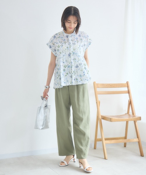 KATHARINE ROSS（キャサリンロス）の「【KATHARINE ROSS】日本製 メドゥ・ミューズLIBERTYブラウス（シャツ/ブラウス・レディース・イエロー/レッド/ブルー・MEDIUM）」の11枚目の写真