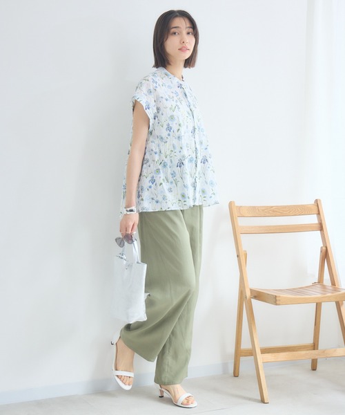 KATHARINE ROSS（キャサリンロス）の「【KATHARINE ROSS】日本製 メドゥ・ミューズLIBERTYブラウス（シャツ/ブラウス・レディース・イエロー/レッド/ブルー・MEDIUM）」の12枚目の写真