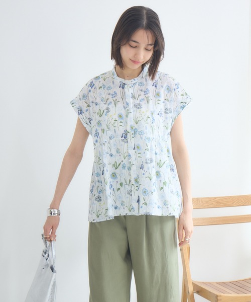 KATHARINE ROSS（キャサリンロス）の「【KATHARINE ROSS】日本製 メドゥ・ミューズLIBERTYブラウス（シャツ/ブラウス・レディース・イエロー/レッド/ブルー・MEDIUM）」の14枚目の写真