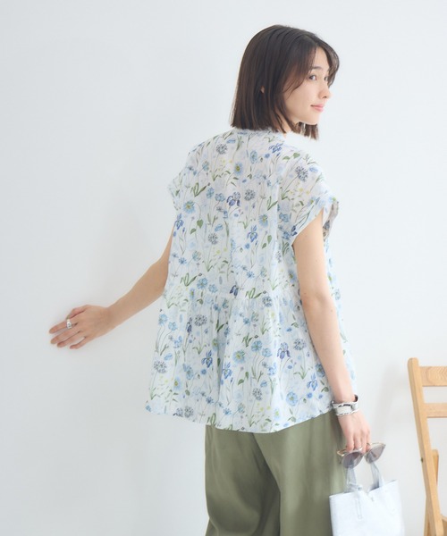 KATHARINE ROSS（キャサリンロス）の「【KATHARINE ROSS】日本製 メドゥ・ミューズLIBERTYブラウス（シャツ/ブラウス・レディース・イエロー/レッド/ブルー・MEDIUM）」の15枚目の写真