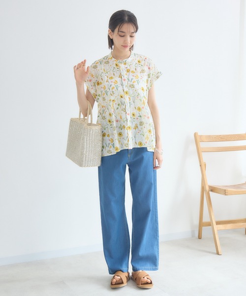 KATHARINE ROSS（キャサリンロス）の「【KATHARINE ROSS】日本製 メドゥ・ミューズLIBERTYブラウス（シャツ/ブラウス・レディース・イエロー/レッド/ブルー・MEDIUM）」の17枚目の写真