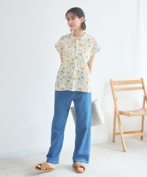 KATHARINE ROSS（キャサリンロス）の「【KATHARINE ROSS】日本製 メドゥ・ミューズLIBERTYブラウス（シャツ/ブラウス・レディース・イエロー/レッド/ブルー・MEDIUM）」の18枚目の写真