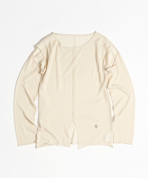 MUHET（ミュエータ）の「glitter sheer long t-shirt / ラメシアートップス（その他トップス・レディース・オフホワイト/チャコールグレー/ネイビー・FREE）」の15枚目の写真