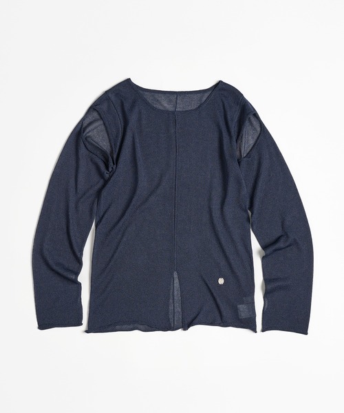 MUHET（ミュエータ）の「glitter sheer long t-shirt / ラメシアートップス（その他トップス・レディース・オフホワイト/チャコールグレー/ネイビー・FREE）」の22枚目の写真