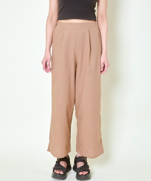 GORGE(ゴージ)の「《涼しげリラックス》レディース 上下2点セット ノースリーブトップス×ワイドパンツ セットアップ 春夏秋(サロペット/オーバーオール・レディース・ブラック/モカ/アイボリー・F)」の14枚目の写真