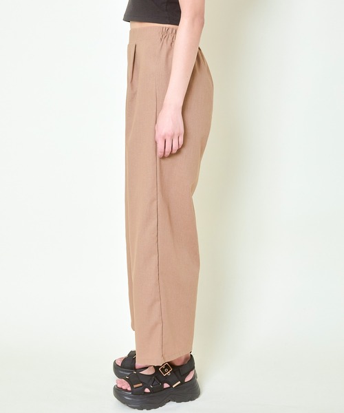 GORGE(ゴージ)の「《涼しげリラックス》レディース 上下2点セット ノースリーブトップス×ワイドパンツ セットアップ 春夏秋(サロペット/オーバーオール・レディース・ブラック/モカ/アイボリー・F)」の15枚目の写真