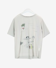 異素材コンビ冷感プルオーバー