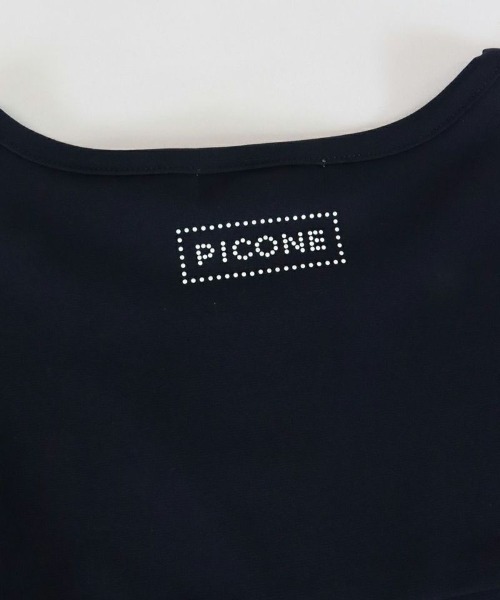 STUDIO PICONE（スタジオピッコーネ）の「異素材コンビ冷感プルオーバー（Tシャツ/カットソー・レディース・ネイビー/ライトグレー/ホワイト・LL/M/L）」の9枚目の写真