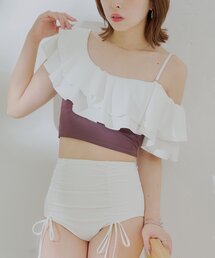 Amazon.co.jp: who's who chico 水着 上下セット 小花柄ビキニ