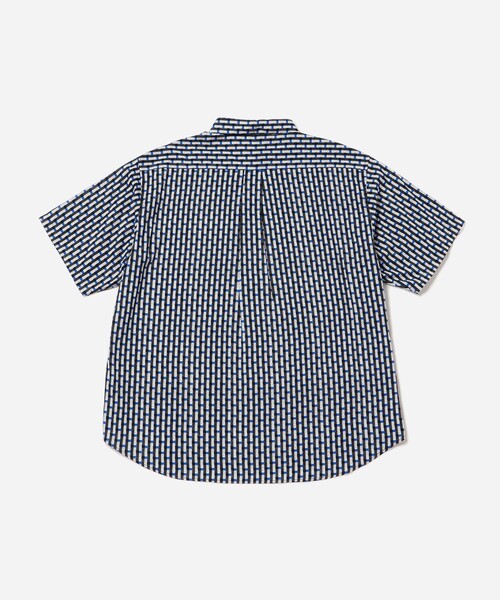 Saturdays NYC(サタデーズ ニューヨークシティ )の「Bruce Broken Stripe SS Shirt(シャツ/ブラウス・メンズ・ネイビー/レッド・L/M/S/XL)」の21枚目の写真