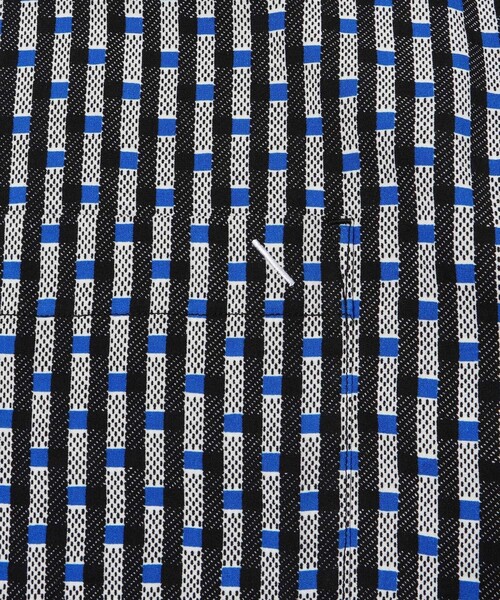 Saturdays NYC(サタデーズ ニューヨークシティ )の「Bruce Broken Stripe SS Shirt(シャツ/ブラウス・メンズ・ネイビー/レッド・L/M/S/XL)」の18枚目の写真