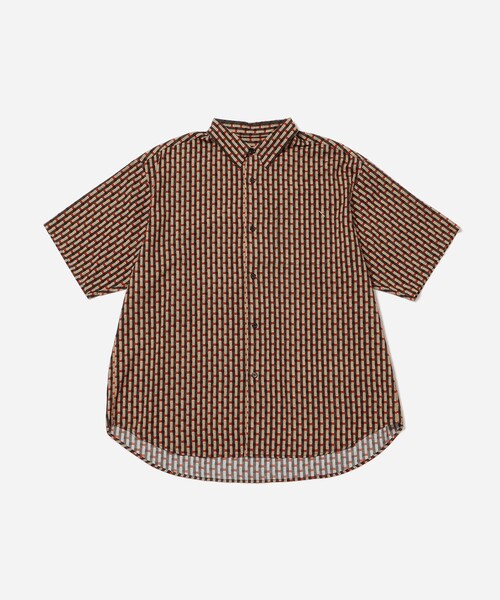 Saturdays NYC(サタデーズ ニューヨークシティ )の「Bruce Broken Stripe SS Shirt(シャツ/ブラウス・メンズ・ネイビー/レッド・L/M/S/XL)」の22枚目の写真