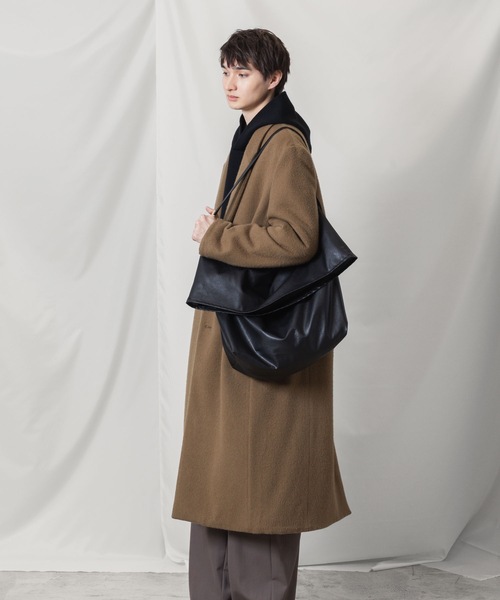 ATTACHMENT(アタッチメント)の「ウールシャギー パディング チェスターコート / WOOL SHAGGY PADDING CHESTER COAT(チェスターコート・メンズ・キャメル/ブラック・2/1/3)」の12枚目の写真