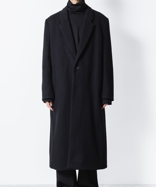ATTACHMENT(アタッチメント)の「ウールシャギー パディング チェスターコート / WOOL SHAGGY PADDING CHESTER COAT(チェスターコート・メンズ・キャメル/ブラック・2/1/3)」の15枚目の写真
