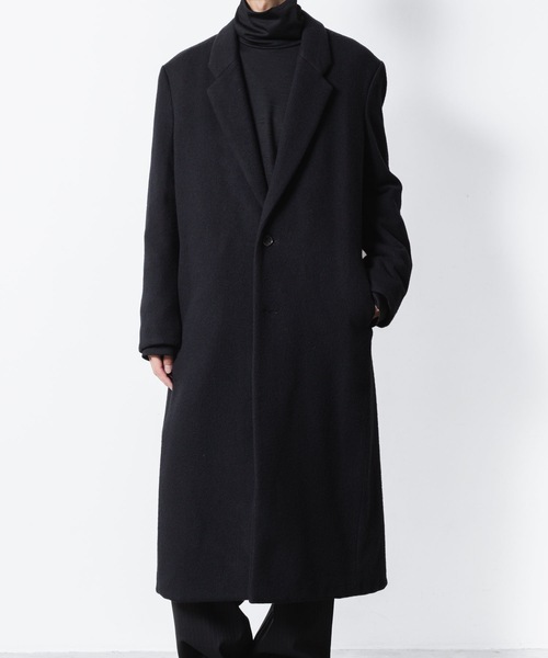 ATTACHMENT(アタッチメント)の「ウールシャギー パディング チェスターコート / WOOL SHAGGY PADDING CHESTER COAT(チェスターコート・メンズ・キャメル/ブラック・2/1/3)」の16枚目の写真