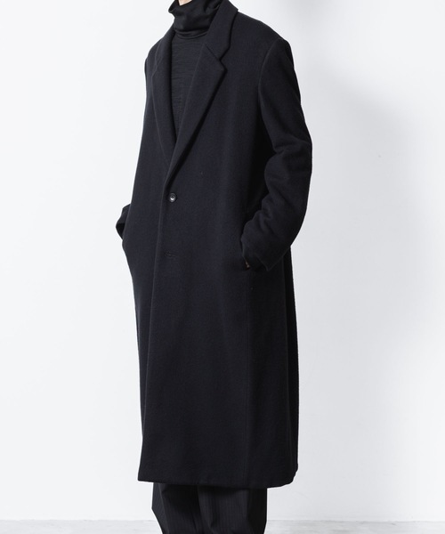 ATTACHMENT(アタッチメント)の「ウールシャギー パディング チェスターコート / WOOL SHAGGY PADDING CHESTER COAT(チェスターコート・メンズ・キャメル/ブラック・2/1/3)」の18枚目の写真
