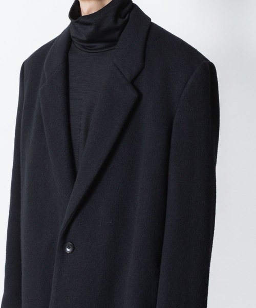 ATTACHMENT(アタッチメント)の「ウールシャギー パディング チェスターコート / WOOL SHAGGY PADDING CHESTER COAT(チェスターコート・メンズ・キャメル/ブラック・2/1/3)」の22枚目の写真