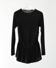 minsobi | シャーリングセミフレアワンピース(ワンピース)