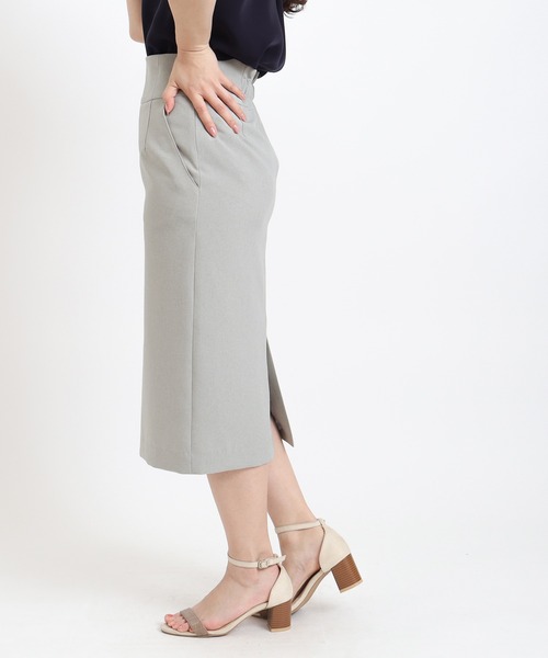 ★Karen Millen★ポケットディテールテーラードペンシルスカート ブラックのウィメンズ メッシュ ロンゲット ペンシルスカート