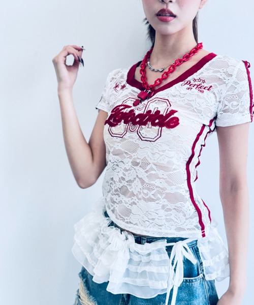 ストレッチTシャツ ハイストレッチシャドーチェックTシャツ（51P29539＿＿