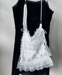 UP START | 【LAMPOON】総レースショルダーバッグ(ショルダーバッグ)