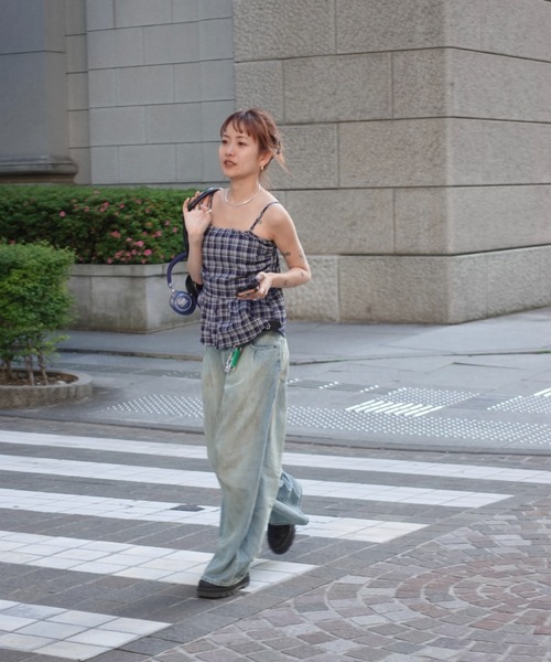 TEEN BOOP（ティーンブープ）の「Vintageウォッシュデニム（デニムパンツ・レディース・ブルー・SMALL/MEDIUM）」の4枚目の写真