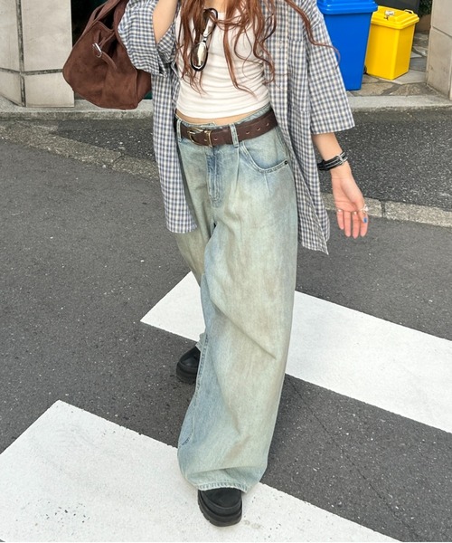 セール】Vintageウォッシュデニム（デニムパンツ）｜TEEN BOOP