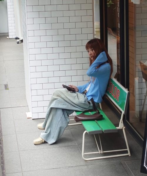 TEEN BOOP（ティーンブープ）の「Vintageウォッシュデニム（デニムパンツ・レディース・ブルー・SMALL/MEDIUM）」の20枚目の写真