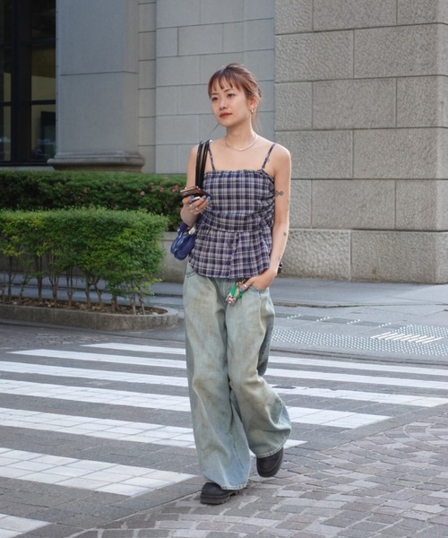 TEEN BOOP（ティーンブープ）の「Vintageウォッシュデニム（デニムパンツ・レディース・ブルー・SMALL/MEDIUM）」の2枚目の写真