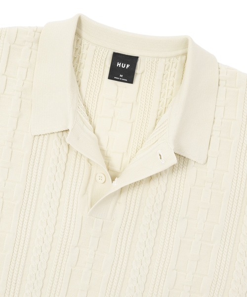 HUF POLO TOP / HUF 半袖ポロ ポロシャツ（ポロシャツ）｜HUF