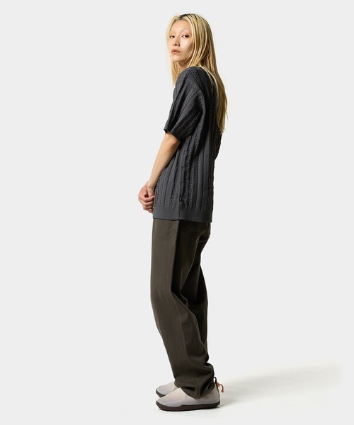 HUF（ハフ）の「HUF POLO TOP（ポロシャツ・メンズ・ナチュラル/ブルー/チャコールグレー・L/S/M/XXL/XL）」の6枚目の写真