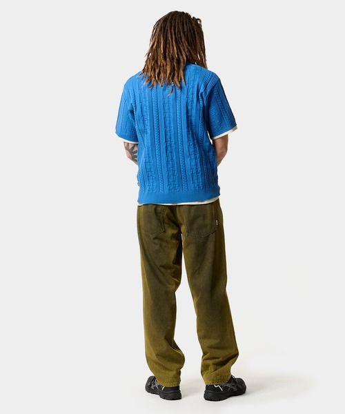 HUF（ハフ）の「HUF POLO TOP（ポロシャツ・メンズ・ナチュラル/ブルー/チャコールグレー・L/S/M/XXL/XL）」の12枚目の写真