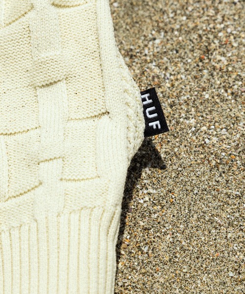 HUF（ハフ）の「HUF POLO TOP（ポロシャツ・メンズ・ナチュラル/ブルー/チャコールグレー・L/S/M/XXL/XL）」の20枚目の写真
