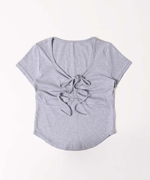 PHILLY(フィリー)の「【PHILLY】2WAYデザインTシャツ(Tシャツ/カットソー・レディース・ブラック/グレー/ピンク・FREE)」の16枚目の写真
