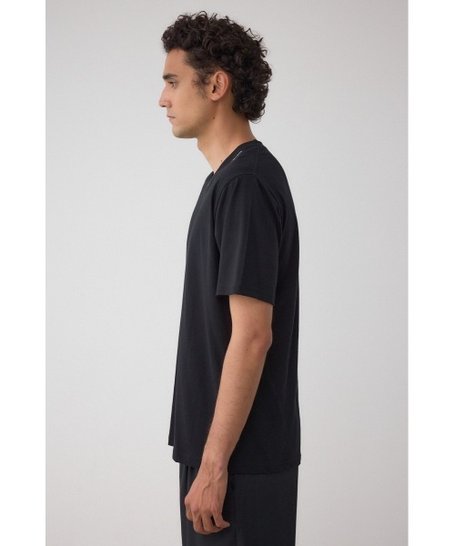AZUL by moussy(アズールバイマウジー)の「AZコットン VネックロゴTシャツ(Tシャツ/カットソー・メンズ・ブラック/ホワイト/ネイビー・SMALL/MEDIUM/LARGE)」の17枚目の写真
