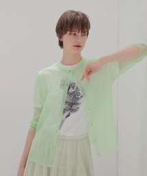 DRESSLAVE | sheer random rib cardigan(シアーランダムリブカーディガン)(カーディガン/ボレロ)