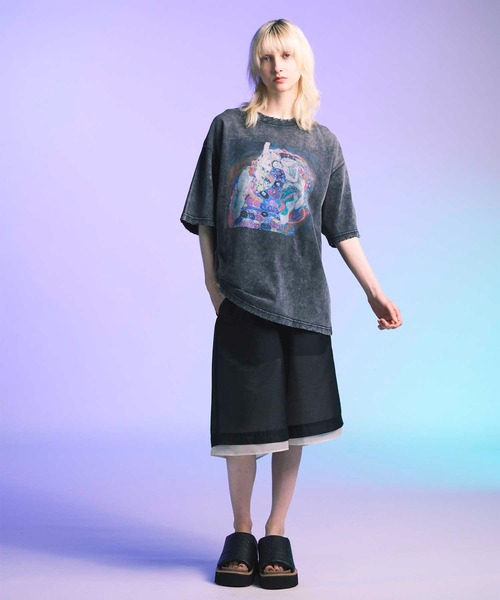 UNISEX》【ART SERIES】「Gustav Klimt」Prime-Over Crew Neck T