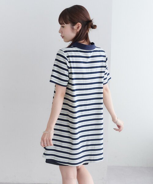 umm.】ボーダーポロミニワンピース（ワンピース）｜DISCOAT（ディス