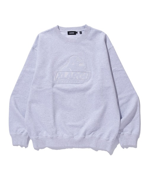 XLARGE（エクストララージ）の「【販売終了】OLD OG CREWNECK SWEATSHIRT（スウェット・メンズ・ブラック/パープル/ブラウン/アッシュ・S/M/L/XL/XXL）」の3枚目の写真