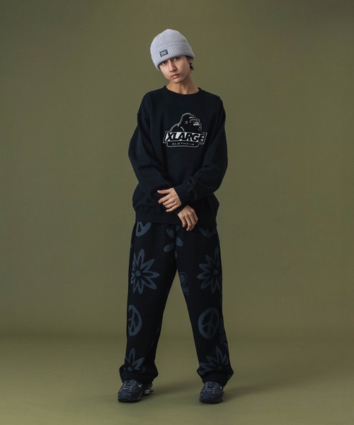 XLARGE（エクストララージ）の「【販売終了】OLD OG CREWNECK SWEATSHIRT（スウェット・メンズ・ブラック/パープル/ブラウン/アッシュ・S/M/L/XL/XXL）」の17枚目の写真