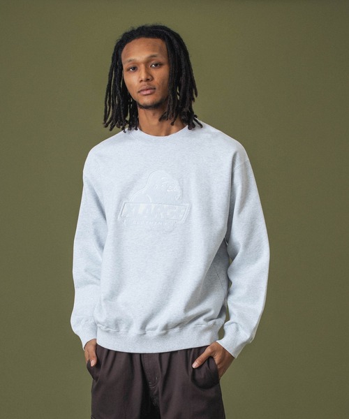 XLARGE（エクストララージ）の「【販売終了】OLD OG CREWNECK SWEATSHIRT（スウェット・メンズ・ブラック/パープル/ブラウン/アッシュ・S/M/L/XL/XXL）」の14枚目の写真