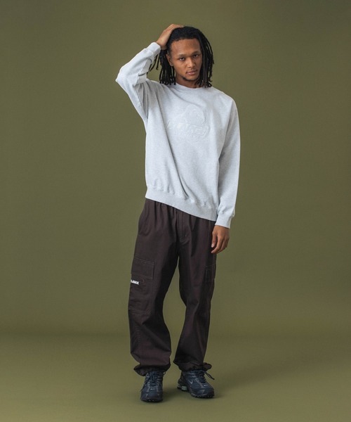 XLARGE（エクストララージ）の「【販売終了】OLD OG CREWNECK SWEATSHIRT（スウェット・メンズ・ブラック/パープル/ブラウン/アッシュ・S/M/L/XL/XXL）」の13枚目の写真