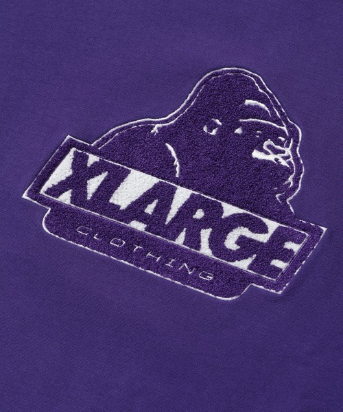 XLARGE（エクストララージ）の「【販売終了】OLD OG CREWNECK SWEATSHIRT（スウェット・メンズ・ブラック/パープル/ブラウン/アッシュ・S/M/L/XL/XXL）」の8枚目の写真