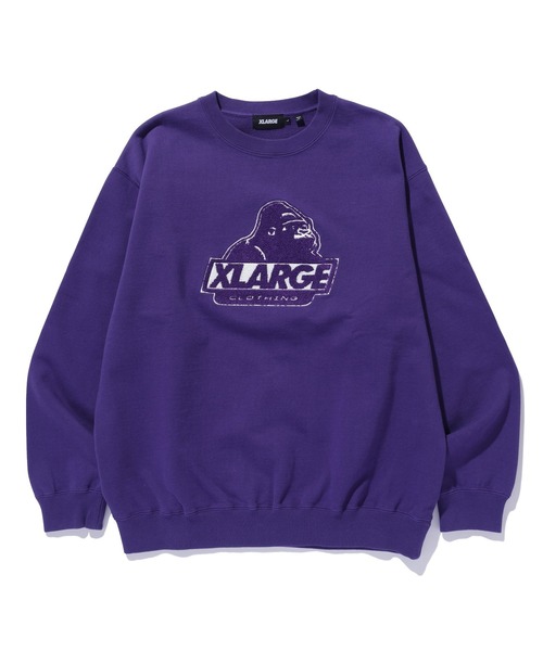 XLARGE（エクストララージ）の「【販売終了】OLD OG CREWNECK SWEATSHIRT（スウェット・メンズ・ブラック/パープル/ブラウン/アッシュ・S/M/L/XL/XXL）」の21枚目の写真