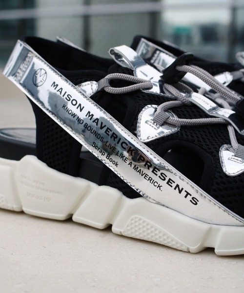 Scrap Book（スクラップブック）の「【MAISON MAVERICK 】別注 Maverick Logo Dad Sandals Sneaker（サンダル・レディース・シルバー・L/M）」の8枚目の写真